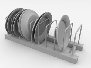 plate rack v2 3D 模型