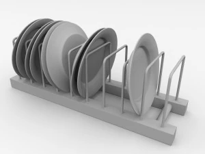 plate rack v2 3D Model