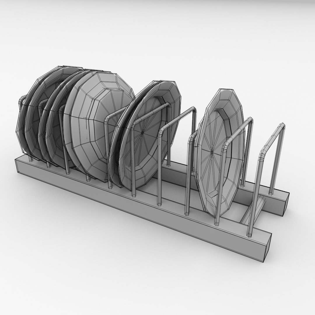 dish drainer 3D Model in Cookware Tools 3DExport