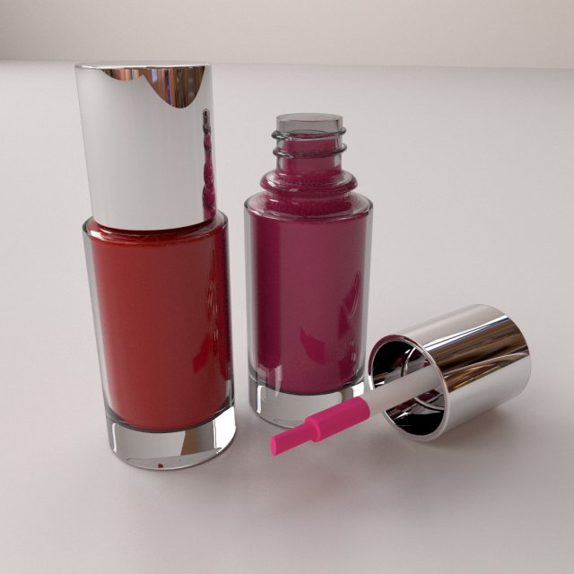 nail polish Modelo 3D .c4d .max .obj .3ds .fbx .stl .blend 