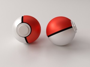 pokeball 3D 모델