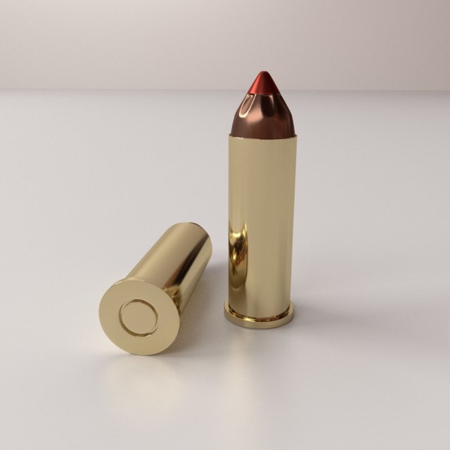 ammunition 44 magnum 3D-Modell .c4d .max .obj .3ds .fbx .stl .blend 