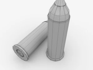 ammunition 44 magnum 3D Model