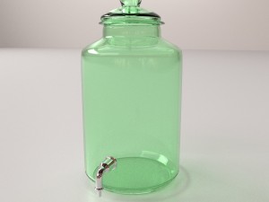 glass drink dispenser Modèle 3D