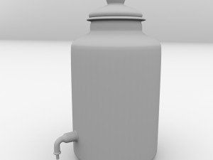 glass drink dispenser 3D मॉडल