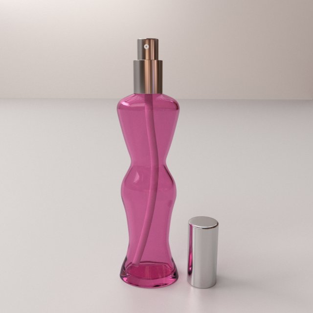 perfume bottle v2 3D Model .c4d .max .obj .3ds .fbx .stl .blend 