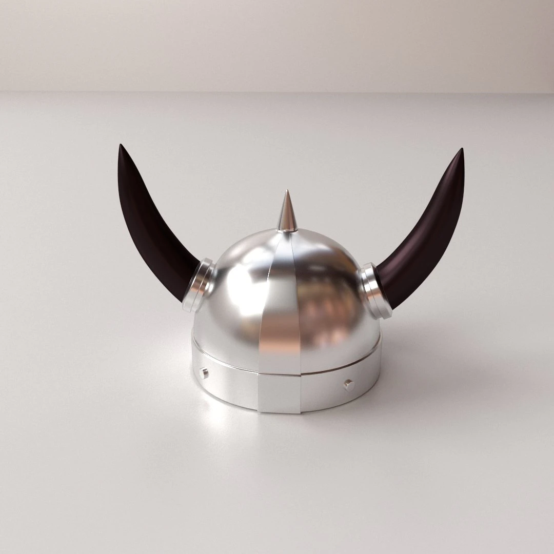 viking helmet 3D Model .c4d .max .obj .3ds .fbx .stl .blend 
