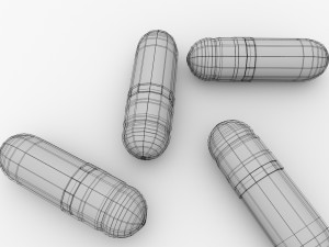 pill capsule Model 3D