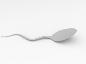 snake spoon 3D Модель