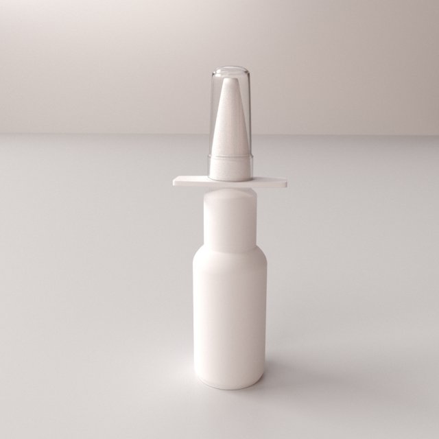 nasal spray Modelo 3D .c4d .max .obj .3ds .fbx .stl .blend 