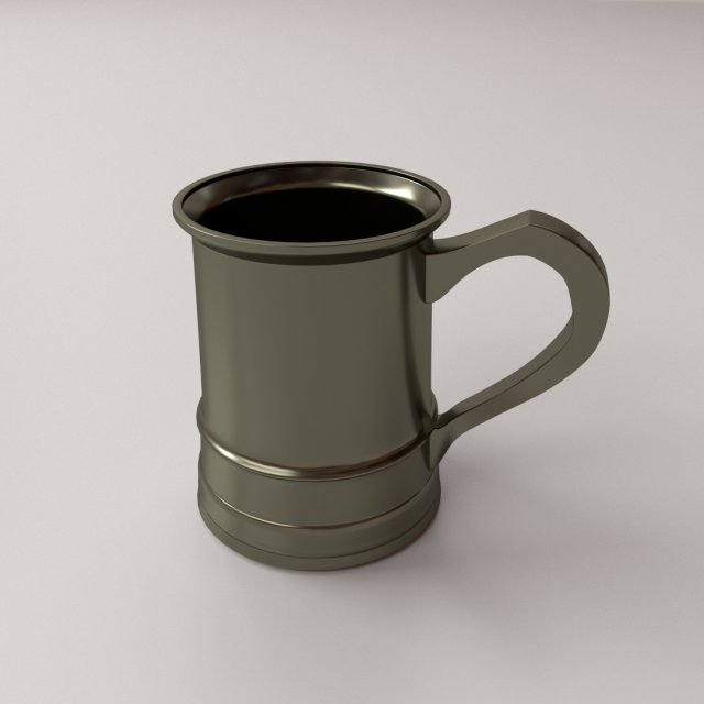 tankard Modello 3D .c4d .max .obj .3ds .fbx .stl .blend 
