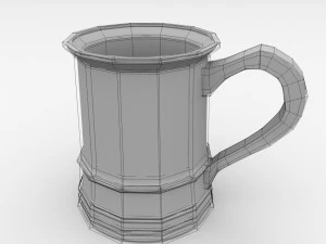 caneca Modelo 3D