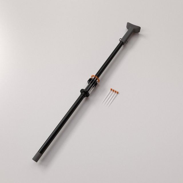 blowgun Modelo 3D .c4d .max .obj .3ds .fbx .stl .blend 