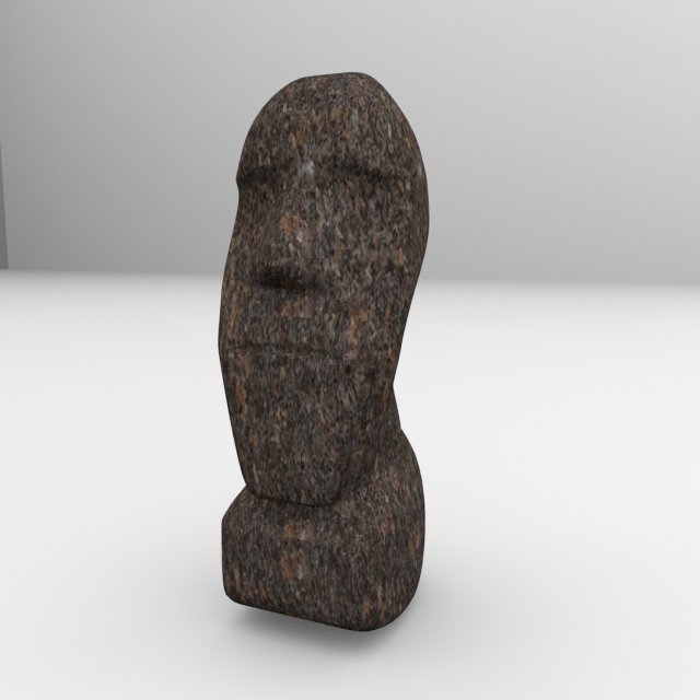 moai statue 3D Модель .c4d .max .obj .3ds .fbx .stl .blend 