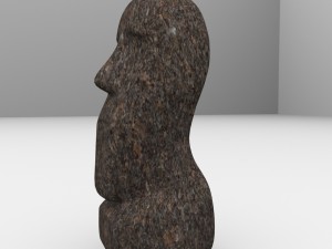 moai statue 3D Модель