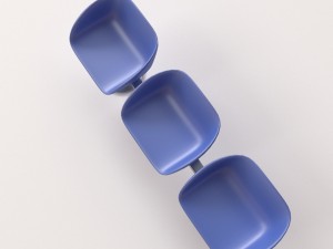 waiting room benches 3D-Modell