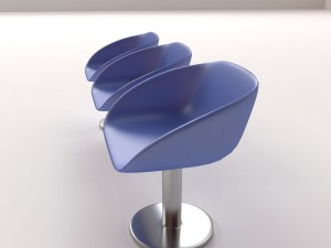 waiting room benches 3D-Modell