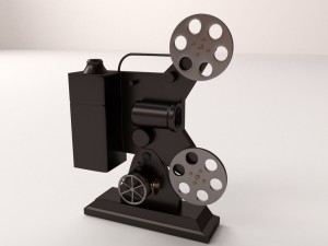 film projector 3D 모델