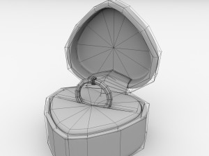 wedding ring 3D मॉडल
