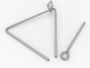 triangle instrument Modelo 3D