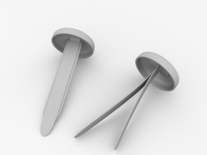 brass fastener Modelo 3D