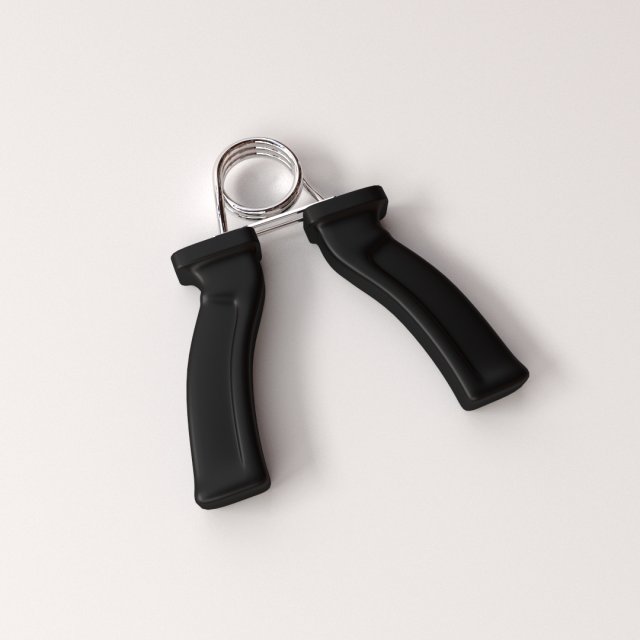 hand grip v2 3D Model .c4d .max .obj .3ds .fbx .stl .blend 