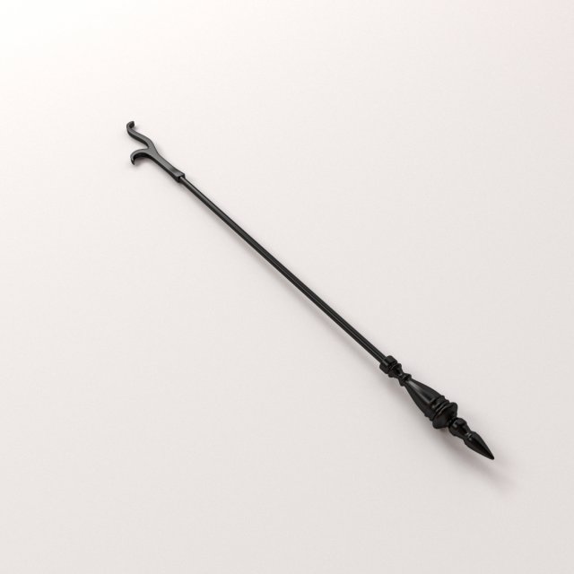 fire poker 3D Модель .c4d .max .obj .3ds .fbx .stl .blend