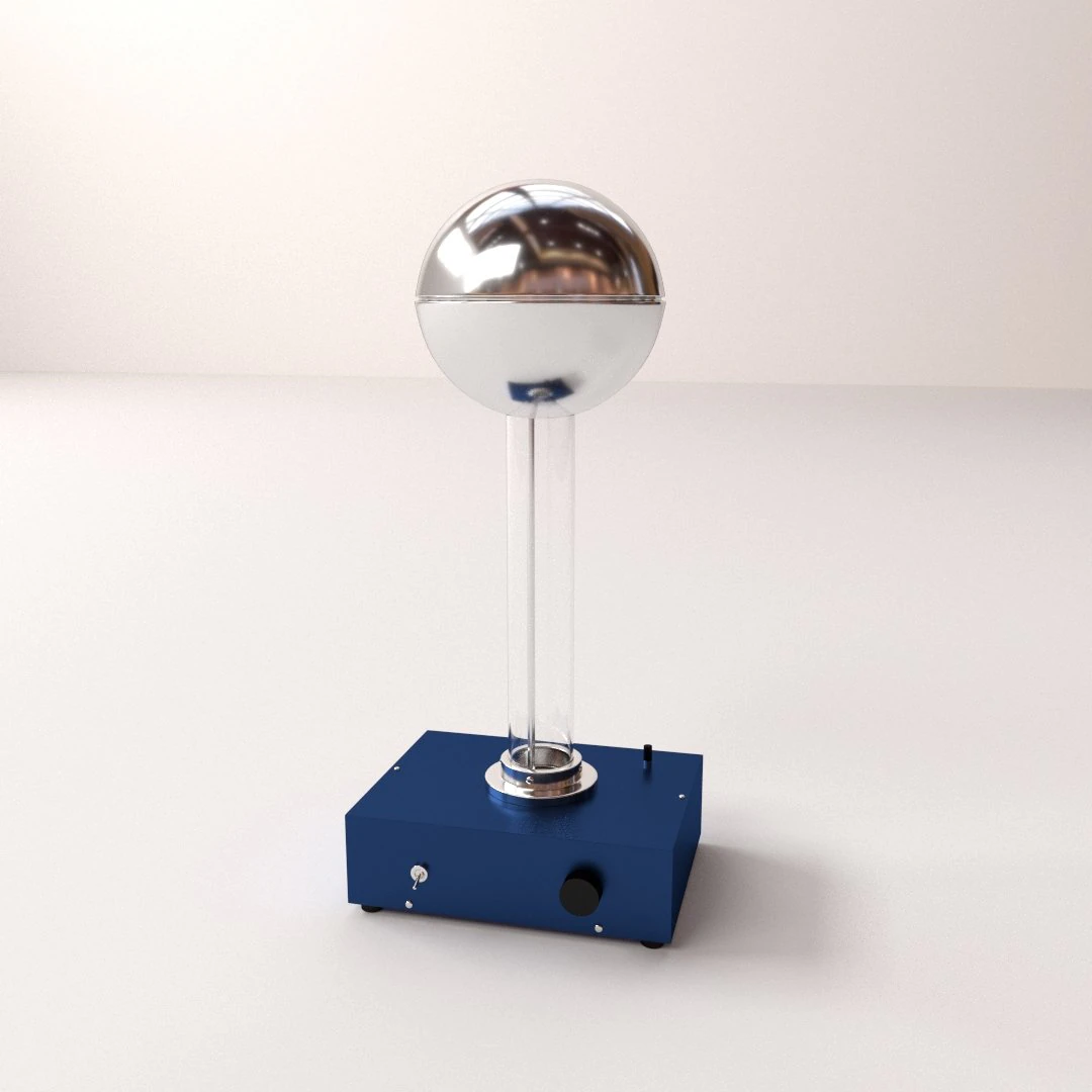 van de graaff generator 3D Model .c4d .max .obj .3ds .fbx .stl .blend 