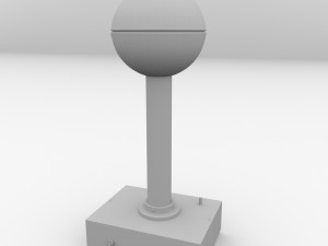 van de graaff generator 3D Модель