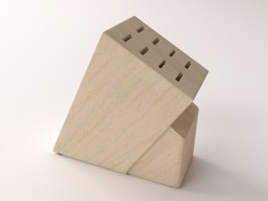 knife block Model 3D
