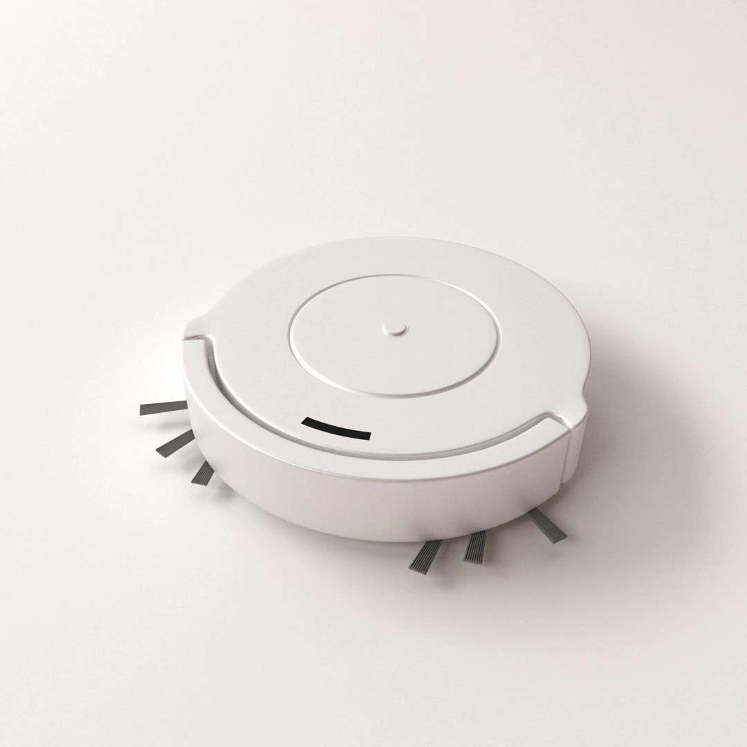robot vacuum 3D Model .c4d .max .obj .3ds .fbx .stl .blend 
