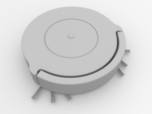 robot vacuum 3D 모델