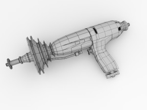 retro raygun 3D Модель