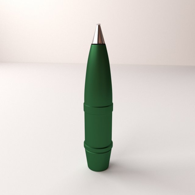 m107 shell 3D Модель .c4d .max .obj .3ds .fbx .stl .blend 