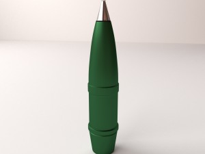 m107 shell 3D Model