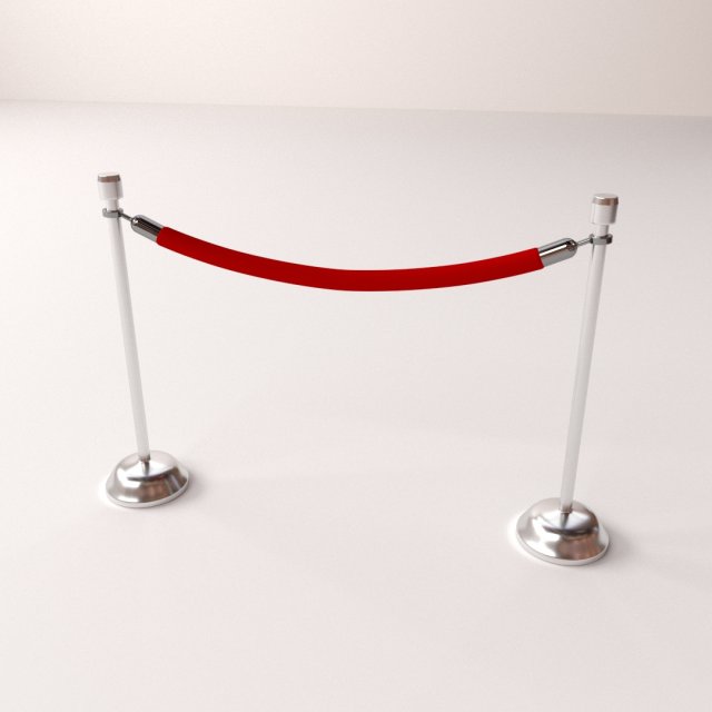 stanchion 3D Model .c4d .max .obj .3ds .fbx .stl .blend 