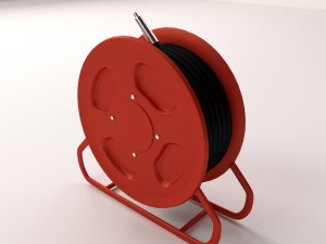 fire hose reel Modèle 3D
