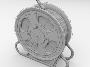 fire hose reel 3D Model