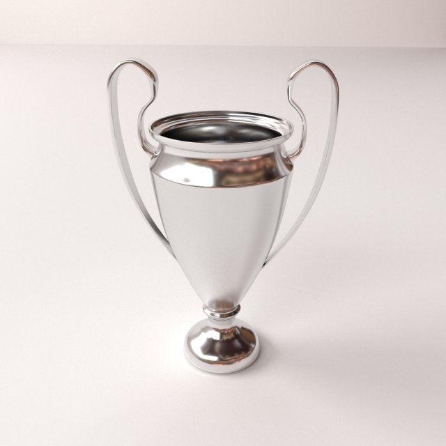silver cup 3D Model .c4d .max .obj .3ds .fbx .stl .blend 