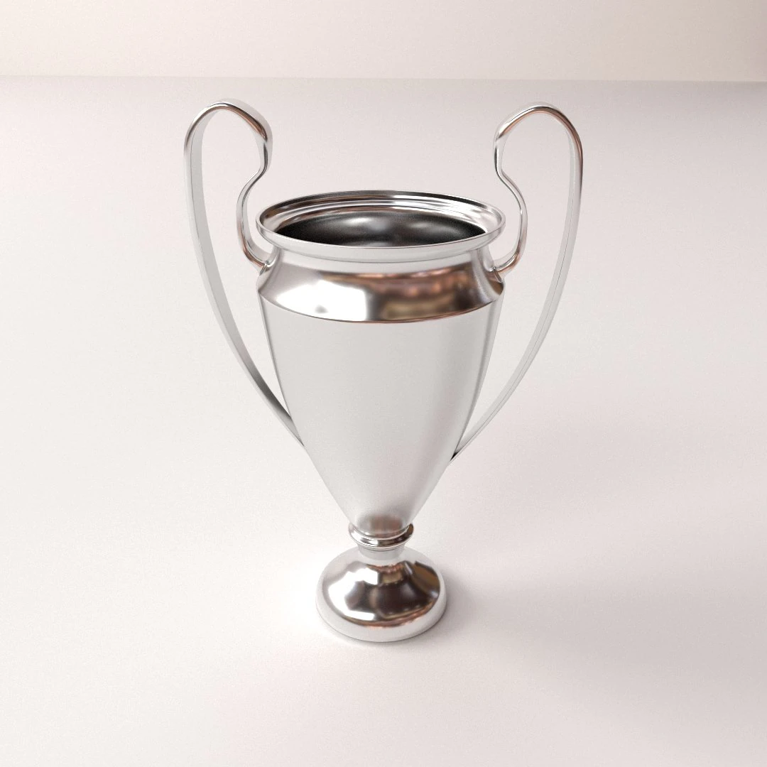 silver cup 3D Model .c4d .max .obj .3ds .fbx .stl .blend 