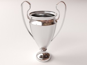 silver cup 3D Model