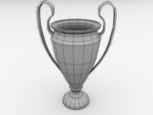silver cup 3D Model