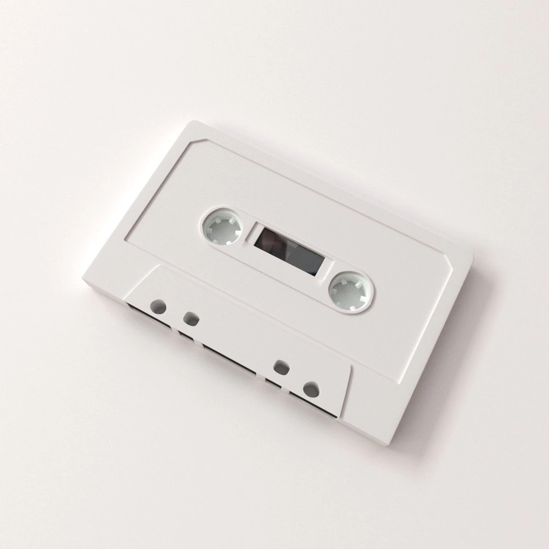 audio cassette 3D Model .c4d .max .obj .3ds .fbx .stl .blend 