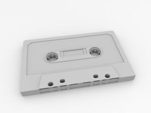 audio cassette 3D Model