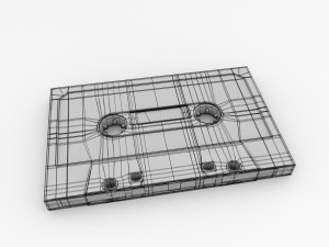 audio cassette 3D Model
