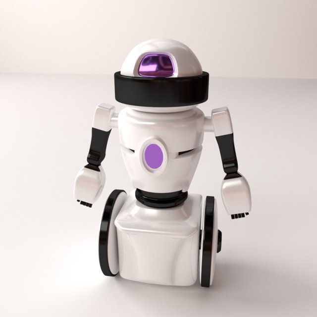 robot 3D Model .c4d .max .obj .3ds .fbx .stl .blend 