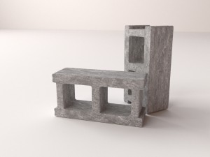 cinderblock 3D Model
