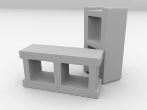 cinderblock 3D Model
