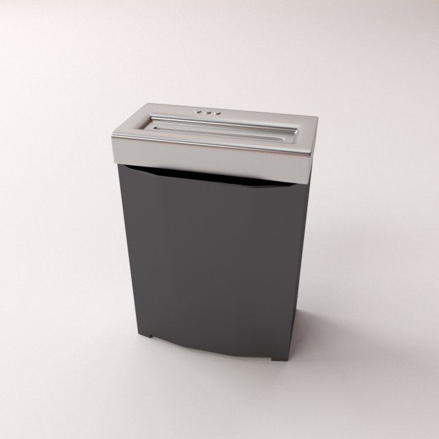 paper shredder 3D Модель .c4d .max .obj .3ds .fbx .stl .blend 