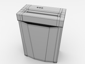 paper shredder 3D Модель